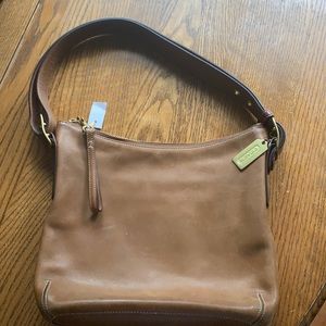 Leather coach purse